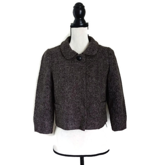 Banana Republic Jackets & Blazers - Banana Republic Wool blend Chocolate Jacket